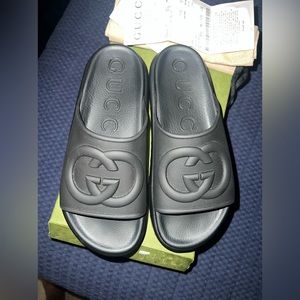 Authentic Gucci Platform Slides
